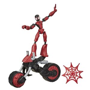 Hasbro Marvel Bend and Flex Rider Pókember figura motoron pókháló kiegészítővel - Hasbro