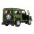 Zelený Land Rover Defender 1:14 Mierka Diaľkovo Ovládané Auto Zadný Pohľad s Náhradnou Pneumatikou