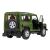 Zelený Land Rover Defender 1:14 Mierka Diaľkovo Ovládané Auto Zadný Pohľad s Náhradnou Pneumatikou