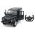 Black Land Rover Defender 1:14 scale remote control car with remote