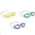 Intex Play swimming goggles in yellow, green and purple