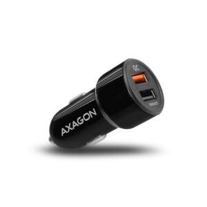 Auto nabíjačka Axagon PWC-QC5 Quick Charge 3.0 s dvoma USB portami, čierna - AXAGON