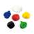 SES Tempera Paint Set, 6 colors, red, yellow, blue, green, black, white, washable, for kids