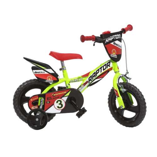 12" kerékpár - Raptor - sárga 55516299