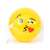 Sárga gumilabda emoji mintával, 23cm