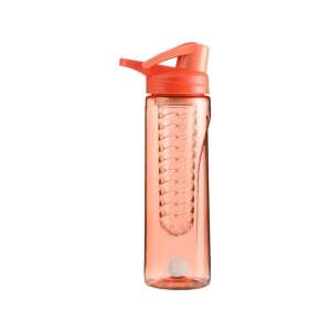 Wabo 750ml Korallen-Tritan-Wasserflasche mit Fruchtinfuser - Füttern