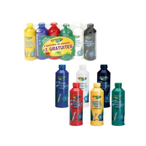 6 féle ecsetkész festék 250 ml - Crayola