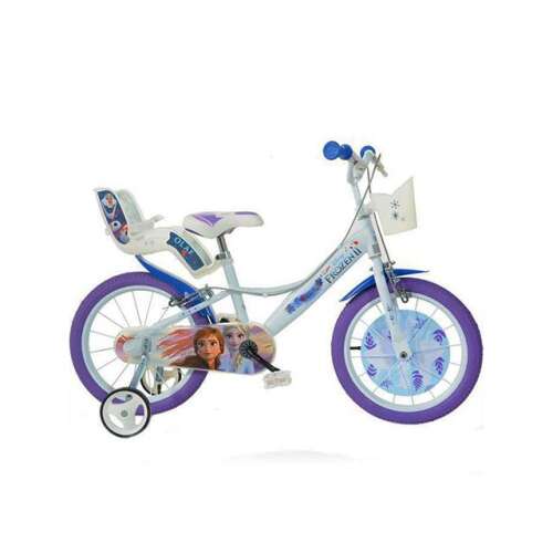 Jégvarázs 2 fehér-lila színű kerékpár 16-os méretben