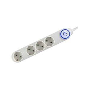 Home NV 04TK-5/WH/1,5 5m fehér 4-es lábkapcsolós elosztó