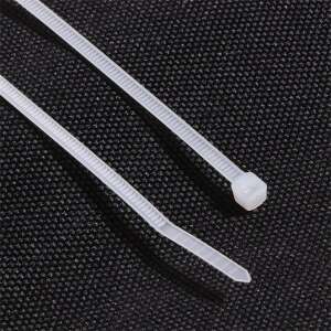 Iris Electric cable ties, 200x4.8mm, natural color, 100 pieces - Electrical Installation