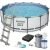 Bestway Steel Pro MAX pool set with ladder, cover, and filter pump