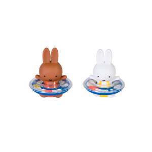 Miffy und Nina Badetiere, ein Set mit zwei Badetieren mit Miffy und Nina, perfekt für Badespaß - Babys & Toddler