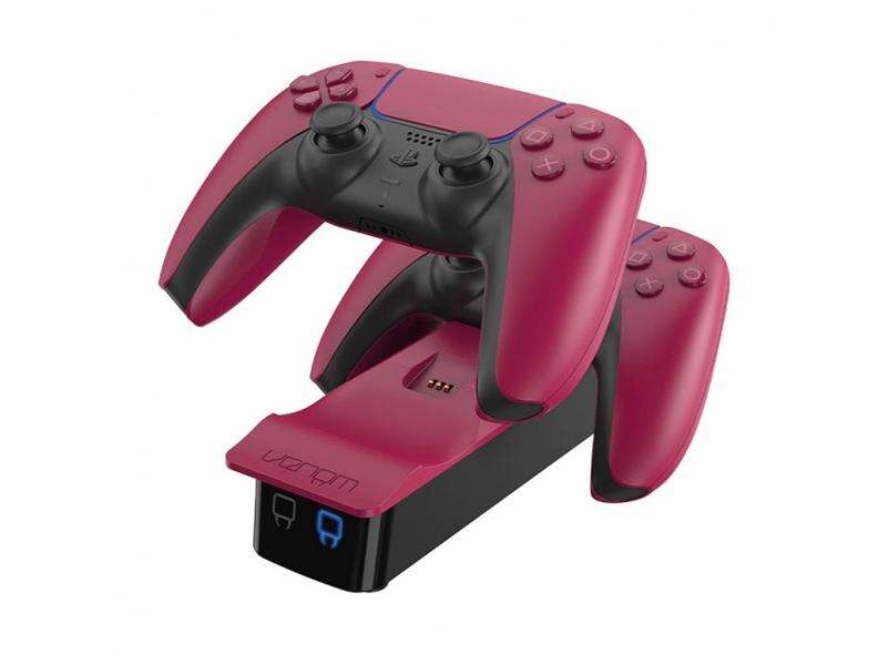 Sta?ie de încărcare dublă Venom VS5010 PS5 ro?u "Cosmic Red"