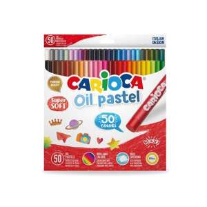 Carioca Ölpastell-Set, 50 Farben, Superweich, Italienisches Design - Zeichengeräte