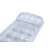 Bestway air mattress, inflatable pool float, clear and silver, with pillow, close-up of pillow