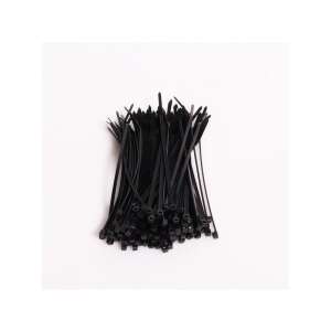 100 pack black cable ties, 300x4.8mm, Iris Electric - Electrical Installation