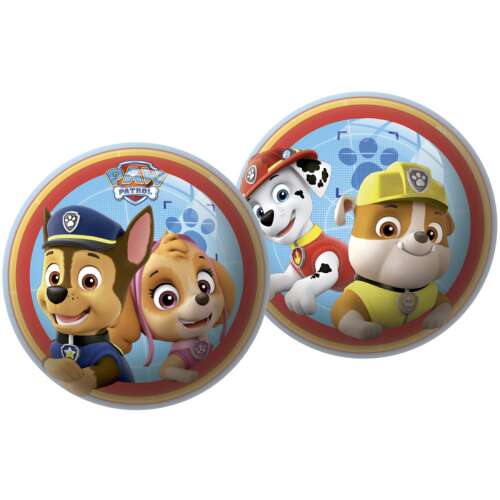 Paw Patrol rubber ball, 15 cm, featuring Chase, Skye and Rubble
