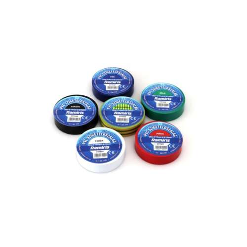 Ramiris 0,13 mm x 19 mm x 20 m piros PVC szigetelőszalag