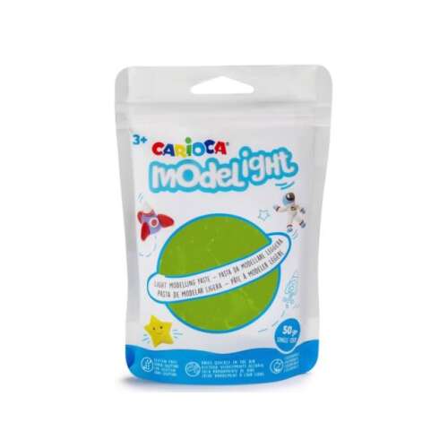 Carioca Modelight világoszöld gyurma, 50g - Gyurma