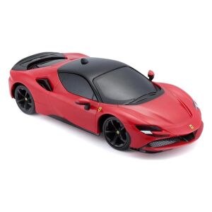 Piros Maisto Ferrari SF90 Stradale RC Autó - 1:24 Méretarányú Modell - Maisto Tech