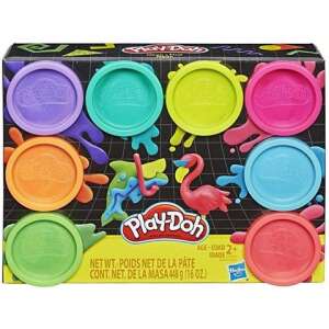 Play-Doh Neon színek 8-as csomag, 448 gramm, 8 élénk neon színnel - Hasbro
