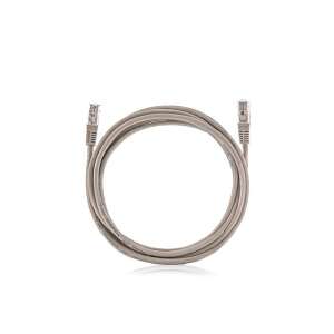 KE-Line Cat5E Giga UTP Patch Kábel, 3 méter, szürke, RJ45 csatlakozókkal - Keline