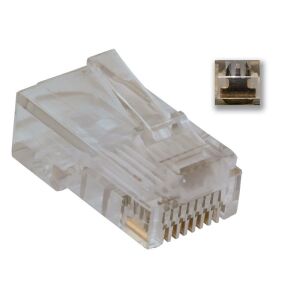 Cat.5E UTP 8P8C Stecker für Patchkabel 100/Pack 140652210 - Prc