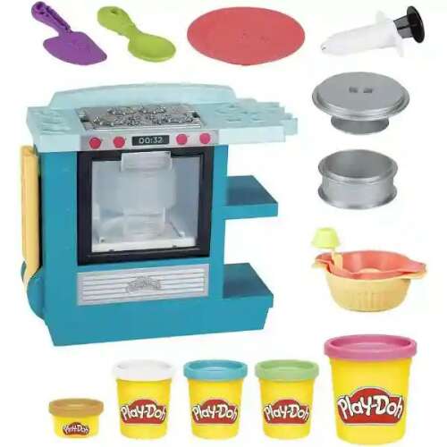 Play-Doh Kitchen Creations Spielset mit Backofen, 5 Farben Play-Doh und Werkzeugen zum Backen von Spielkuchen und Leckereien