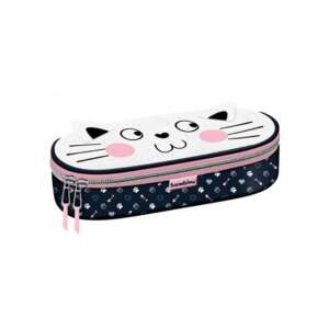 Bambino cicás tolltartó, kék és fehér színben, cipzárral zárható - Unipap