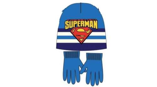 Gyerek sapka és kesztyű Szett- Superman #kék 31250451