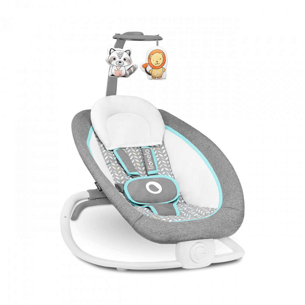 Lionelo Pascal rezgő Pihenőszék #szürke-türkiz