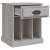 vidaXL Éjjeliszekrény Sonoma Szürke - 2 db - 43x36x50 cm 83528012