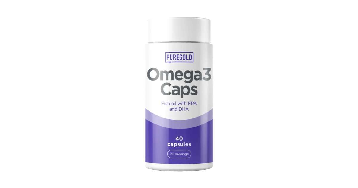 Omega 3 halolaj 40 kapszula PureGold Pepita.hu