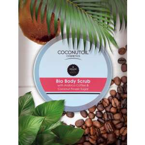 Bio Testradír Arabica kávéval &amp; Kókuszvirágcukorral - 80 ml - Coconutoil Cosmetics 55983401 