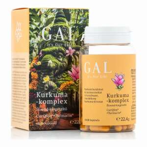GAL Kurkuma-komplex étrend-kiegészítő kapszulák, 60 kapszula, CurQfen és Turmacin - GAL