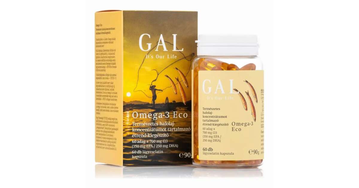 GAL Omega3 Eco 60 lágyzselatin kapszula Pepita.hu