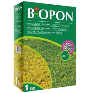 Îngrășământ pentru gazon Biopon pentru 50 de metri pătrați, împotriva îngălbenirii, 1 kg - Nutrienți, batoane nutritive