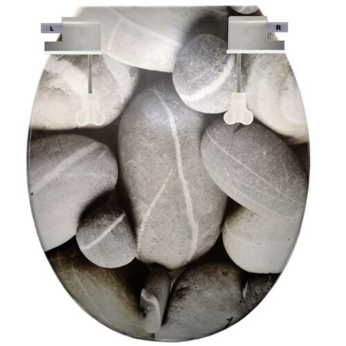 WC TETŐ LÁVAKŐ MINTÁS WC ülőke lávakő mintával és soft close funkcióval