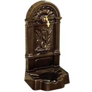 FIRENZE fali állókút kalapácslakk bronz színben, 86 cm x 42 cm x 32 cm - Kerti kút és csap