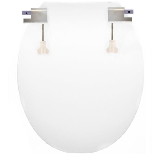 WC Tető fehér duroplast WC ülőke, felülnézet