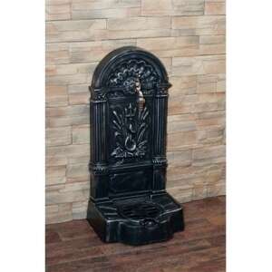 FIRENZE antik ezüst fali állókút réz csapokkal - Kerti kút és csap