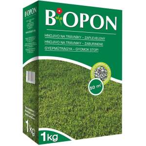Biopon gyeptrágya 1kg, gyomirtás, 50 négyzetméterre - Biopon