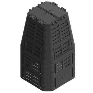 Rezervor de compostare 1000 L - Coș de colectare a deșeurilor organice de compost din plastic foarte rezistent - P1000 -
