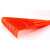 Orange plastic leaf rake with wooden handle, Bradas KT-CX22B