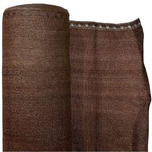 BROWNTEX 1,5x10m Mreža za zasjenjivanje, 90% Blokada svjetla, UV stabilan HDPE, 160g/m2, za terasu, ogradu, balkon, gradnju - Nonbrand