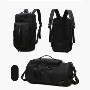 Dollcini wasserdichter und kratzfester Rucksack, schwarz, für Schule, Reisen und Arbeit - Rucksäcke