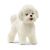 Detailed Schleich Bichon Frise dog figure, toy animal