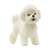 Schleich Bichon Frise dog figurine, white, front view