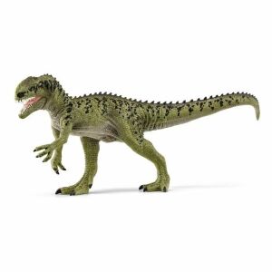 Schleich Monolophosaurus Dinosaur Figure, green dinosaur toy - Figure
