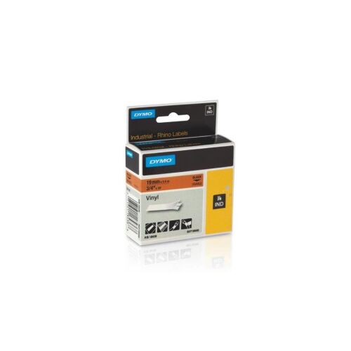 DYMO Ipari Vinyl Szalag - 19mm x 5,5m - Fekete/Narancs 140048381